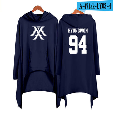 2019 women Hooded sweatshirt Monsta x kpop clothes pullover