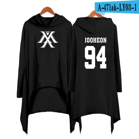 2019 women Hooded sweatshirt Monsta x kpop clothes pullover