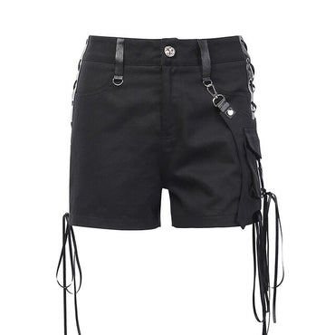 Hip Hop Straight Thin Lace Package e Summer Club  Casual Shorts