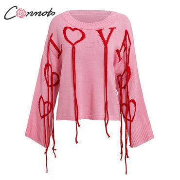 Sweater  Fashion High Street  Tassel Pullover Casual  Jumpers