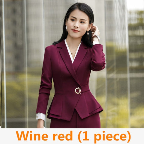 Colorful Women Skirt Suits   Business Office Suit  Suits Work Wear