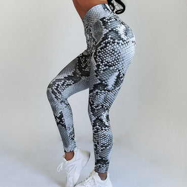 Zebra Snake Leopard Animal Skin Print Workout Gym Leggings
