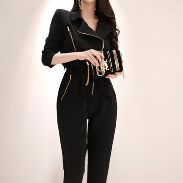 Comfortable Jumpsuit Vintage Work Style Temperament  Romper