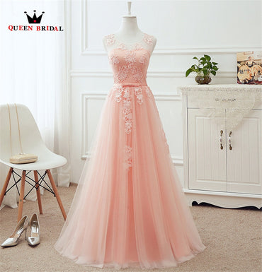 Tulle Lace Wine Long Formal Evening Gown Party  Real Photo DR03