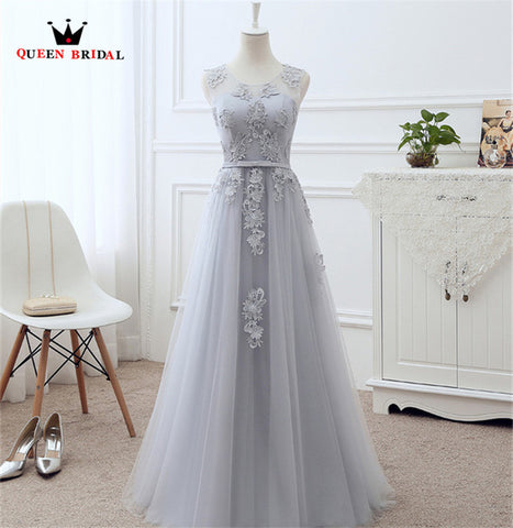 Tulle Lace Wine Long Formal Evening Gown Party  Real Photo DR03