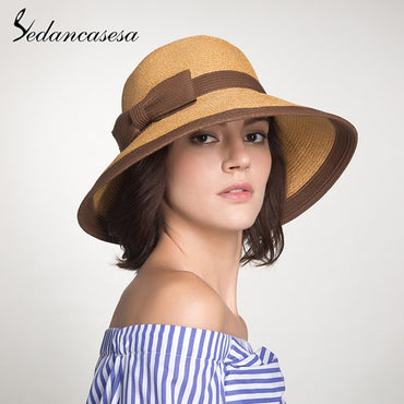 Garland Sunbonnet Bucket Hat Roll-Up Hem Beach Cap Sun Hat