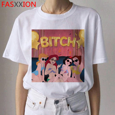 Princess Harajuku  Women Aesthetic  Ullzang Cartoon T-shirts