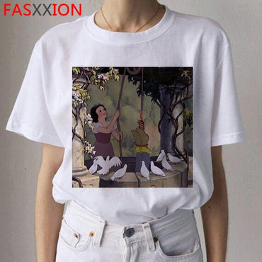 Princess Harajuku  Women Aesthetic  Ullzang Cartoon T-shirts