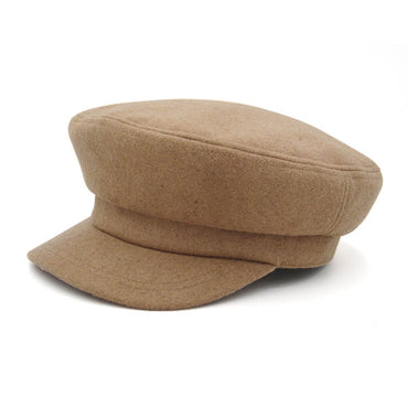 Camel And Black Comfortable Casual Vintage Warm Military Hats