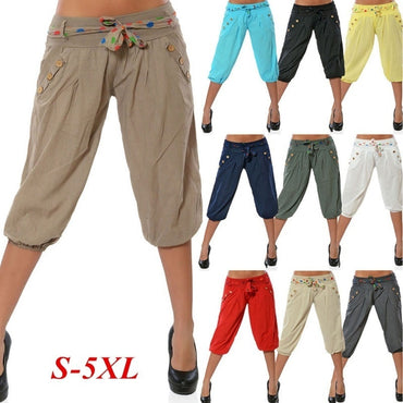 Women Sweatpants  Fashion  Solid  Candy Color  Summer  Casual
