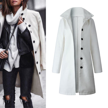 Coats Office Lady Outwear Casaco Feminino Winterjas Dames