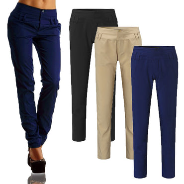 Long Pants Casual Skinny Leggings Pencil Trousers Plus Size