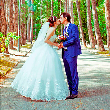 Elegant Luxury  Wedding Dress Vintage Ball Gowns Vestido De Noiva