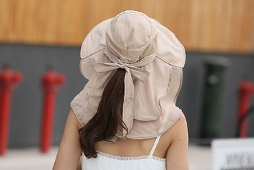 Anti-UV Chapeu Feminino Sun Hats With Face Neck Protection