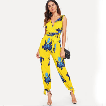 WHZHM Bodysuit Women Sleeveless Playsuit  Bodycon Jumpsuit