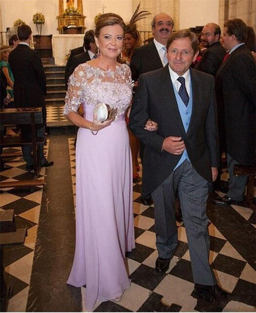 Formal  vestido de madrinha Lilac Mother of Bride Dress Special